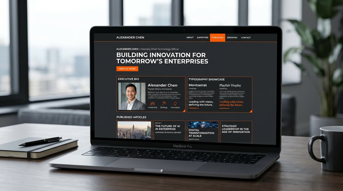 Executive Personal Branding Website
